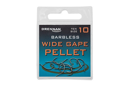 Крючки без бородки DRENNAN WIDE GAPE PELLET BARBLESS