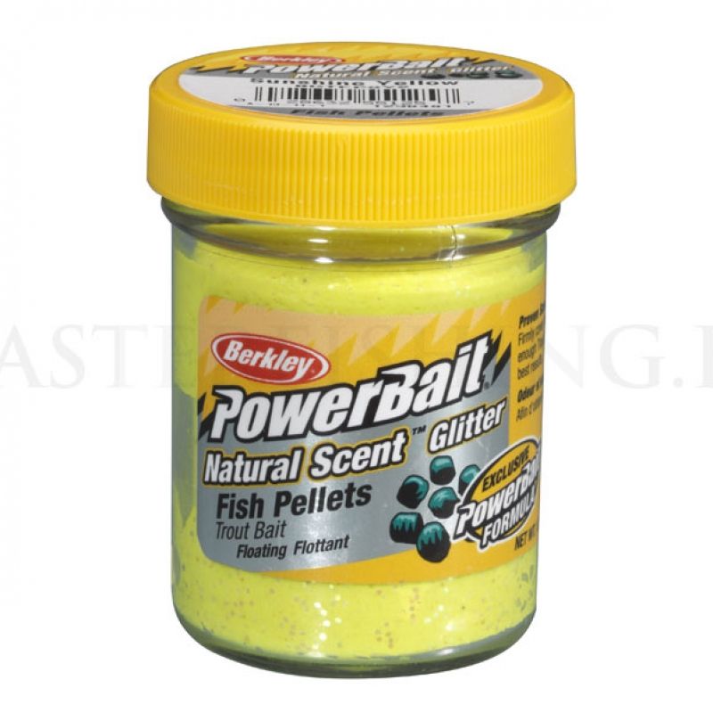 Паста Berkley Power Bait - Sunshine Yellow - Fish Pellets