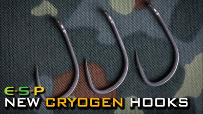 Hooks for Carp Fishing ESP CRYOGEN PTFE - CLAW-HAMMER - No8 / 10 pcs