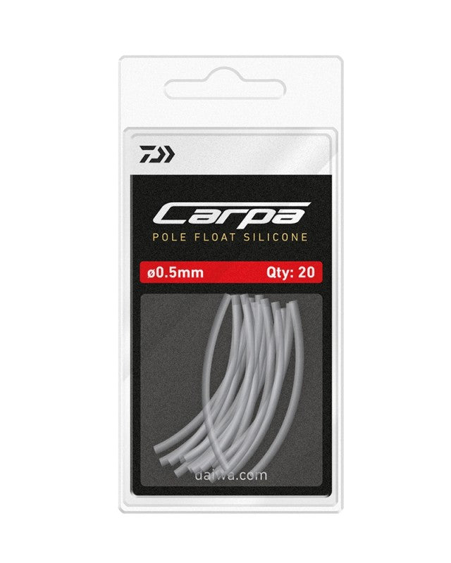 Σιλικόνης σωληνάκι για φελλοί - DAIWA CARPA POLE FLOAT SILICONE 20 τεμ. x 5 cm