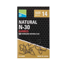 Куки с контра - PRESTON NATURAL N-30 HOOKS