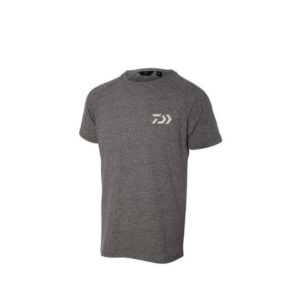 Тениска DAIWA D-VEC T-SHIRT -  светло сива с бяло лого