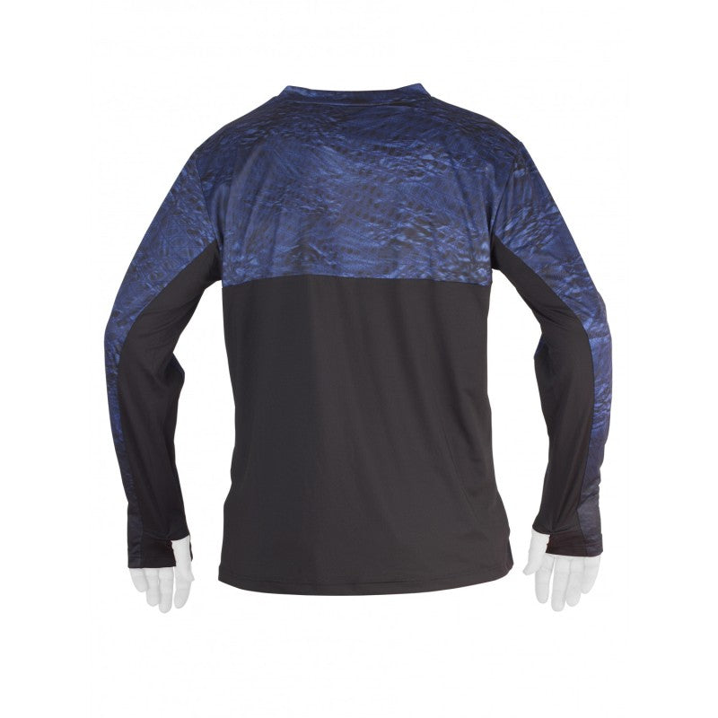Блуза с дълъг ръкав за защита от слънце  - DAIWA D-VEC LS SUNPROTECTION UPF+ - NAVY