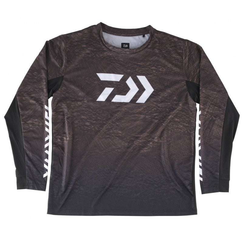 Блуза с дълъг ръкав за защита от слънце  - DAIWA D-VEC LS SUN PROTECTION UPF+ - COYOTE