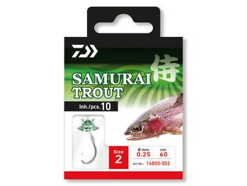 Готовые поводки с крючками - DAIWA SAMURAI TROUT HOOKS 60cm