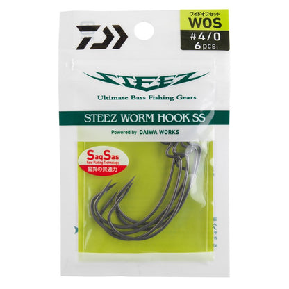 Cârlige offset - DAIWA STEEZ WORM HOOK SS WOS