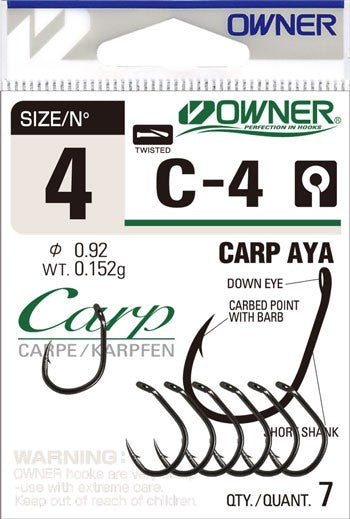 Крючки OWNER CARP AYA C-4