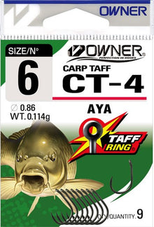 Αγκίστρια OWNER CARP TAFF AYA CT - 4