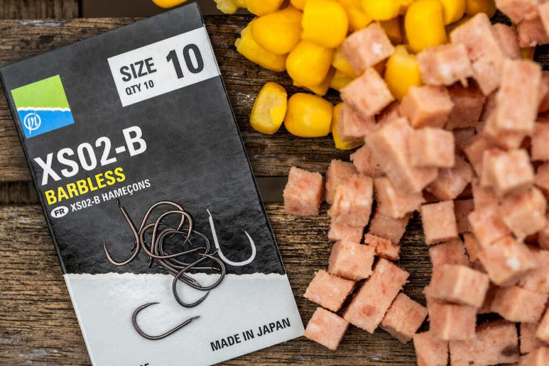 Cârlige fără spin PRESTON XS02-B Barbless Hooks