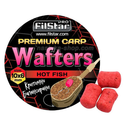 Dumbell-uri echilibrate FilStar Wafters Premium Carp - 10x6mm / 30g - arome diverse