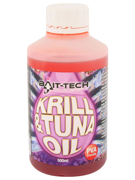 Liquid flavour BAIT-TECH Krill & Tuna Oil - 500ml