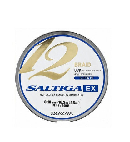 Braided line Daiwa SALTIGA 12 BRAID UVF+SI - Multicolour (multicolour) - 600m