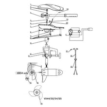 Електрически двигател RHINO VX34 COBOLD Outboard Motor 45cm