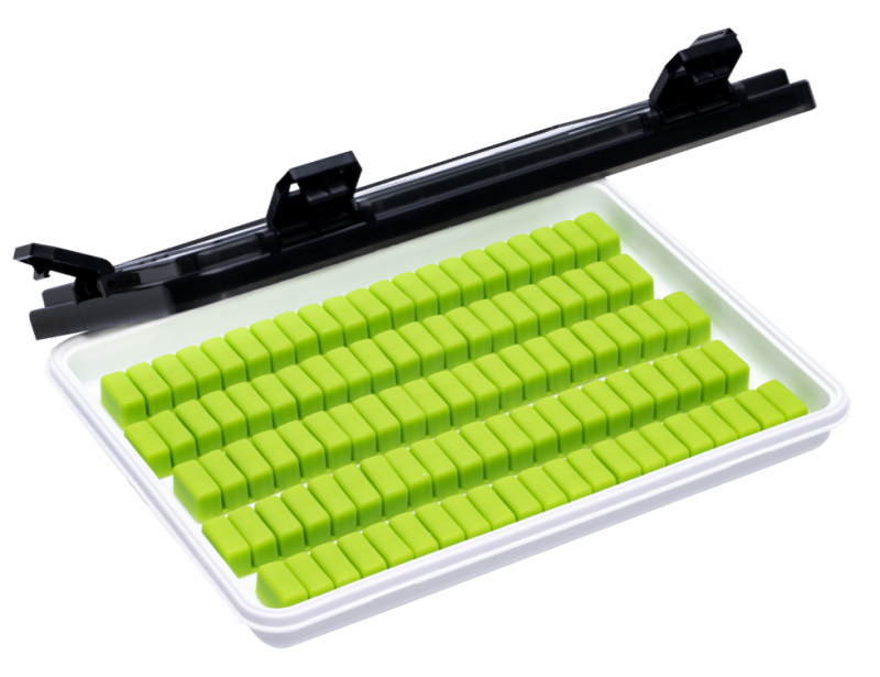 Box for fishing accessories DAIWA D-BOX SSU SMOKE JIGHEAD