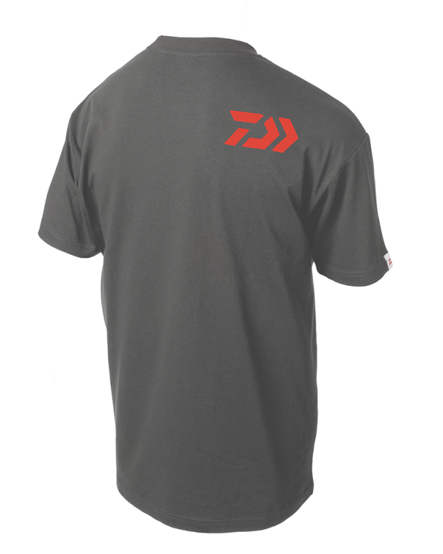 T-shirt DAIWA DVEC ANGLED T-SHIRT - Gray-red