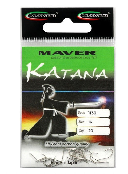 Куки MAVER Katana 1130A Nickel - 20 броя в пакет