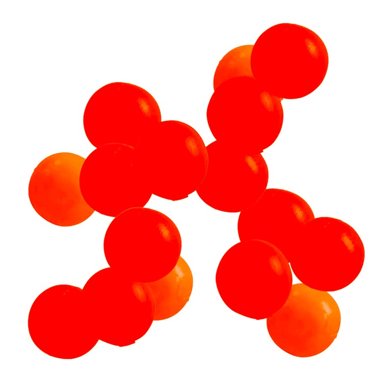 Σιλικόνες πλεούμενα boilies - MAVER FLUO BALLS - 8 τεμ. στη συσκευασία