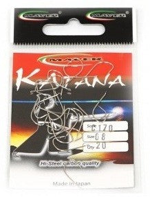 Hooks MAVER Katana C170 Super Carbon Nickel - 20 pcs per pack