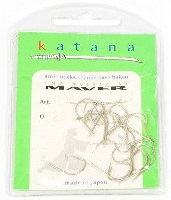 Hooks MAVER Katana C190 Super Carbon Nickel No 4 - 20 pcs per pack