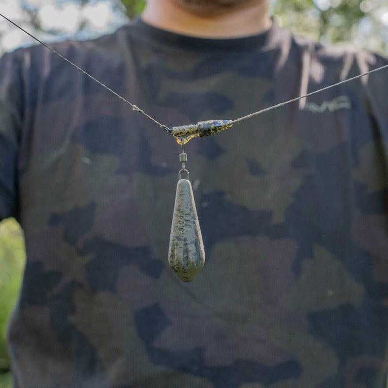 Ready carp rig - AVID READY TIED PIN DOWN LEADER - RINGED LEAD CLIP