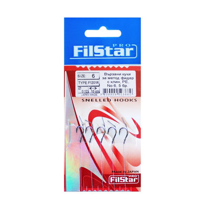Tied hooks for method feeder FILSTAR F1201R - Braided line