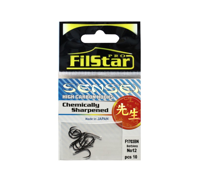 Cârlige fără spin Sensei Blue - F1703BN