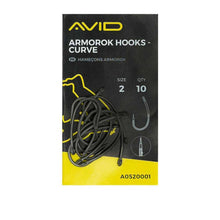Ψάρεμα κυπρίνου αγκίστρια AVID ARMOROK HOOKS CURVE - 10 τεμ. στη συσκευασία
