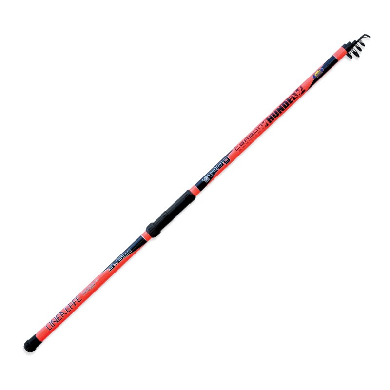 Телескопическое удилище с кольцами Lineaeffe CARBON THUNDER 2 - 3.60m/120gr