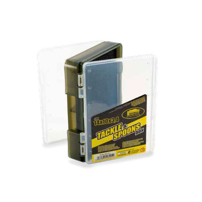 Lineaeffe Box for Fishing Tackle and Artificial Lures - 14x10x3.4 cm