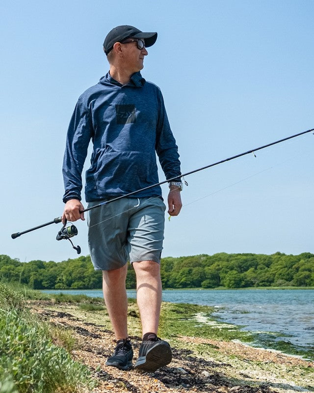 Sweatshirt for protection from sun DAIWA LIMITED EDITION SUN PROTECT HOODIE - dark blue