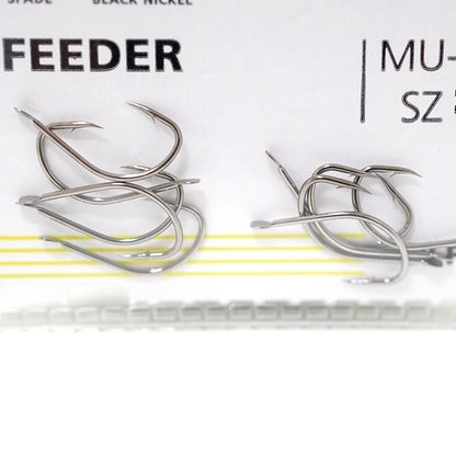 Hooks Mustad Feeder Spade Barbed Nickel - 10 pcs per pack