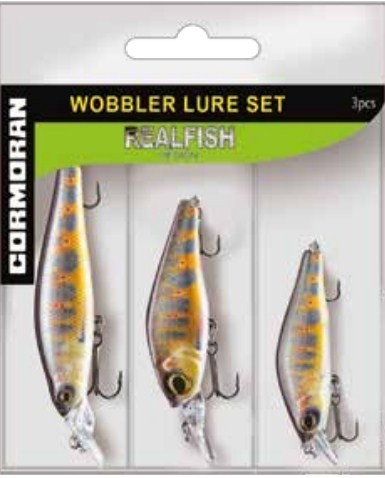 Set wobblers CORMORAN BABY BROWN TROUT DESIGN Lure Set