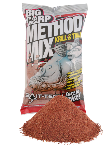Прикормка BAIT-TECH Big Carp Method Mix KRILL & TUNA - 2kg