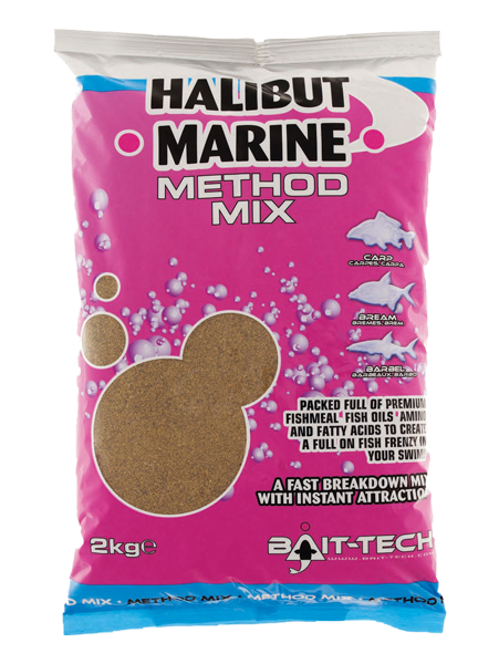 Захранка BAIT-TECH HALIBUT MARINE METHOD MIX - 2kg