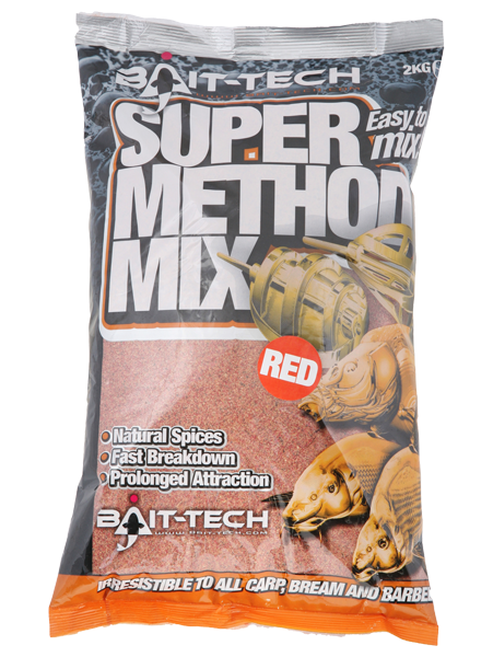 Μαλάγρα BAIT-TECH Super Method Mix Red - 2kg