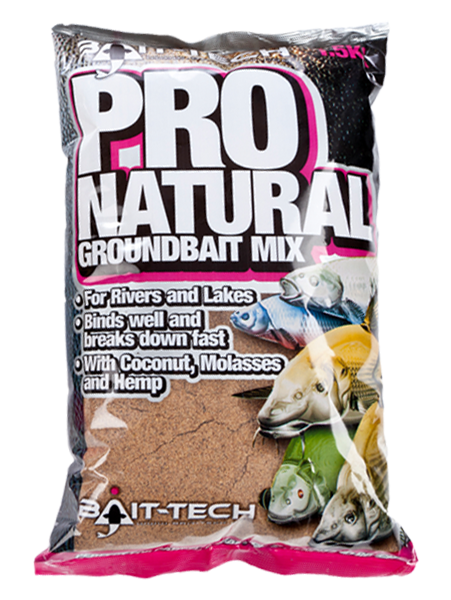 Прикормка BAIT-TECH PRO NATURAL - 1.5kg
