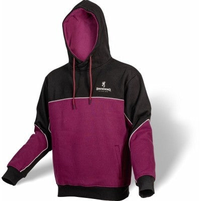 Φούτερ BROWNING HOODIE BLACK/BURGUNDY