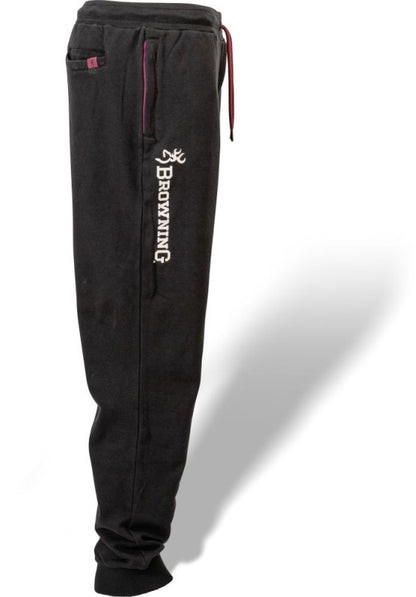 Pantaloni trening BROWNING SWEATPANTS Black/Burgundy