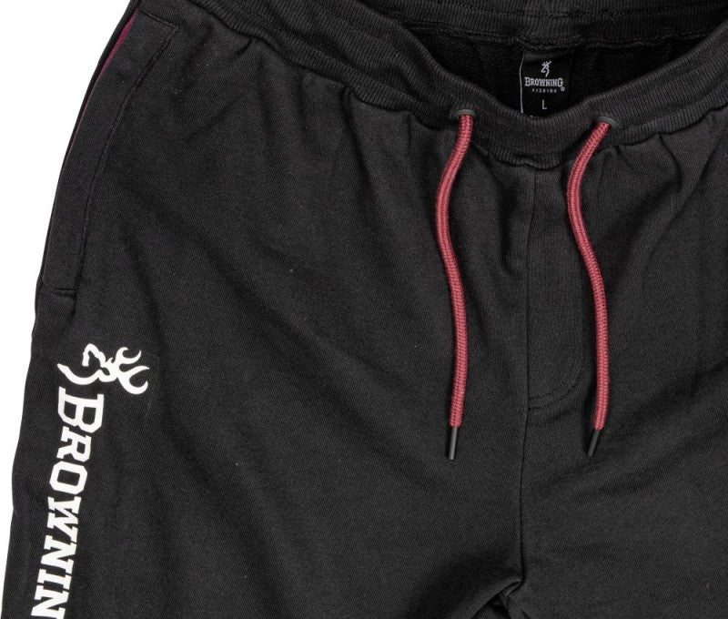 Pantaloni trening BROWNING SWEATPANTS Black/Burgundy
