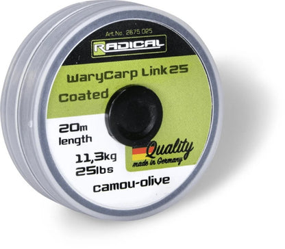 Fir textil pentru forfac RADICAL Z-CARP Warycarp Link Coated - 20m