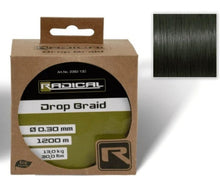 Νήμα braided RADICAL Z-CARP 8X DROP BRAID GREEN 1200m - 0.25mm
