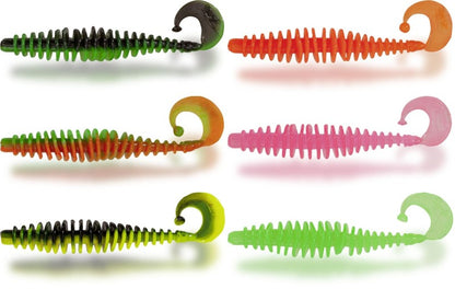 Soft lure MAGIC TROUT T-WORM TWISTER 5.5cm/1.5gr - 6 pcs per pack