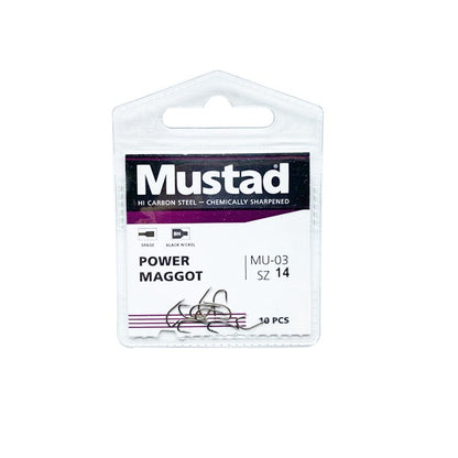 Cârlige Mustad Power Maggot - 10 buc. in pachet