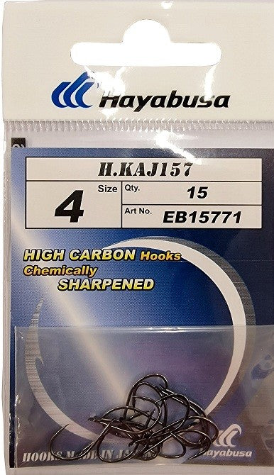 Hooks Hayabusa 157 Black Nickel - 15 pcs per pack