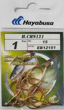 Αγκίστρια Hayabusa 121 Chinu Gold - 15 τεμ. στη συσκευασία