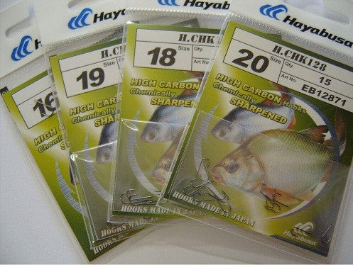 Крючки Hayabusa 128 Chika Nickel - 15 шт. в упаковке