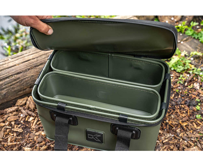 Set feeder tubes and riddle KORUM EVA TACKLE & BAIT STATION