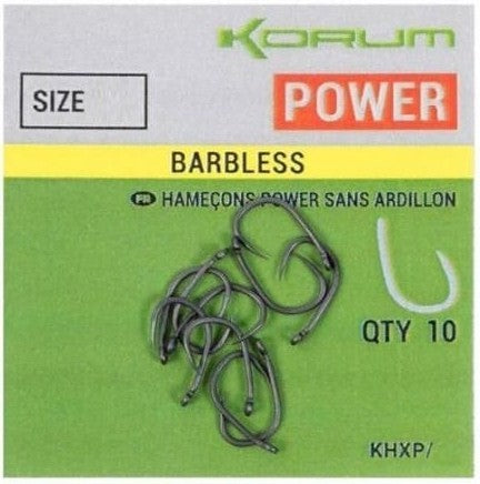 Cârlige fără spin KORUM XPERT POWER HOOKS BARBLESS