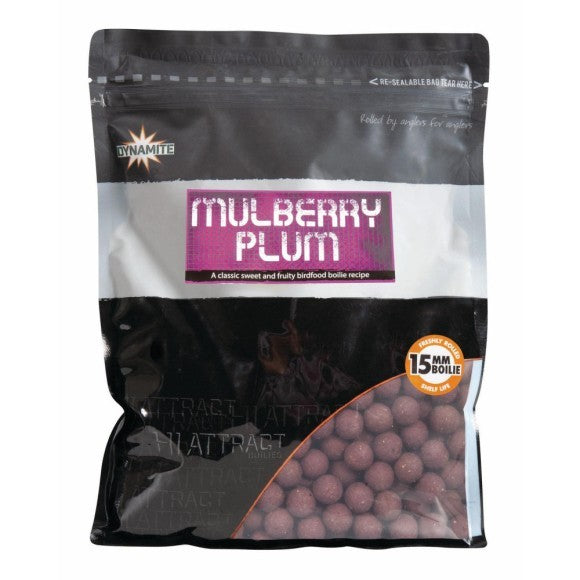 Boilies proteice DYNAMITE BAITS Mulberry Plum Boilies 15mm - 1kg