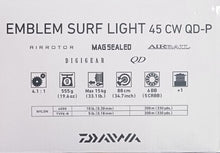 Макара DAIWA 23 EMBLEM SURF LIGHT 45 SCW QD-P